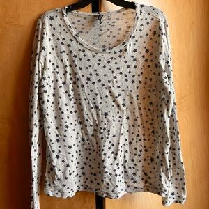 Loose fit star long sleeve shirt